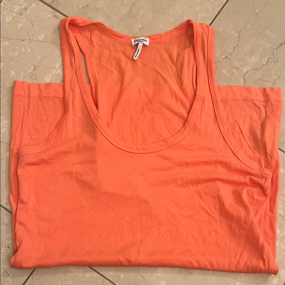 Splendid Vintage Coral Tank Top